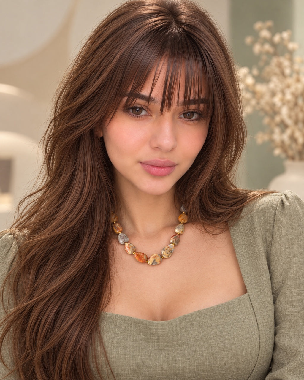 Orbikulyar yaşəm boyunbağı model üzərində
