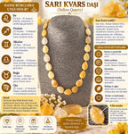 Sarı kvars təbii daş xüsusiyyətləri